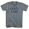 Crazy Legs Tri-Blend V-neck Womens Junior Cut T-shirt by Tribe Lacrosse
