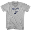 Crewe Running Track Winged Foot-Adult Cotton V-neck T-shirt by Tribe Lacrosse