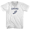 Crewe Running Track Winged Foot-Adult Cotton V-neck T-shirt by Tribe Lacrosse