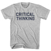 Critical Thinking Womens Cotton Junior Cut T-Shirt by Tribe Lacrosse