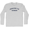 Crunching The Numbers Adult Cotton Long Sleeve T-shirt by Tribe Lacrosse