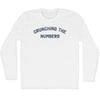Crunching The Numbers Adult Cotton Long Sleeve T-shirt by Tribe Lacrosse