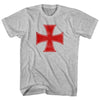 Crusader Cross Womens Cotton Junior Cut T-Shirt by Tribe Lacrosse