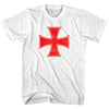 Crusader Cross Womens Cotton Junior Cut T-Shirt by Tribe Lacrosse
