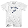 Crystal Running Track Winged Foot-Adult Cotton T-shirt by Tribe Lacrosse