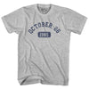 Custom Month, Day and Year Womens Cotton Junior Cut T-Shirt by Tribe Lacrosse