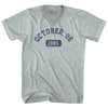 Custom Month, Day and Year Adult Tri-Blend V-neck T-shirt by Tribe Lacrosse