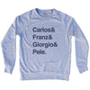 Custom Names And Sign T-shirt Adult Tri-Blend Sweatshirt by Tribe Lacrosse