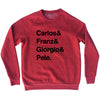 Custom Names And Sign T-shirt Adult Tri-Blend Sweatshirt by Tribe Lacrosse