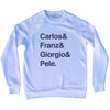 Custom Names And Sign T-shirt Adult Tri-Blend Sweatshirt by Tribe Lacrosse