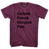 Custom Names And Sign T-shirt Adult Tri-Blend T-shirt by Tribe Lacrosse