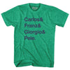 Custom Names And Sign T-shirt Adult Tri-Blend T-shirt by Tribe Lacrosse