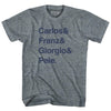 Custom Names And Sign T-shirt Adult Tri-Blend T-shirt by Tribe Lacrosse