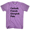 Custom Names And Sign T-shirt Adult Tri-Blend T-shirt by Tribe Lacrosse