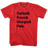 Custom Names And Sign T-shirt Adult Tri-Blend T-shirt by Tribe Lacrosse