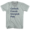 Custom Names And Sign T-shirt Adult Tri-Blend V-neck T-shirt by Tribe Lacrosse
