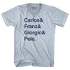 Custom Names And Sign T-shirt Adult Tri-Blend V-neck T-shirt by Tribe Lacrosse