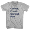 Custom Names And Sign T-shirt Adult Cotton V-neck T-shirt by Tribe Lacrosse