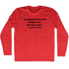 Custom Quote Adult Tri-Blend Long Sleeve T-shirt by Tribe Lacrosse