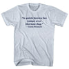 Custom Quote Adult Tri-Blend T-shirt by Tribe Lacrosse