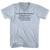 Custom Quote Adult Tri-Blend V-neck T-shirt by Tribe Lacrosse