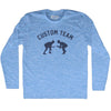 Custom Team Wrestling Adult Tri-Blend Long Sleeve T-shirt by Tribe Lacrosse