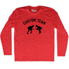 Custom Team Wrestling Adult Tri-Blend Long Sleeve T-shirt by Tribe Lacrosse