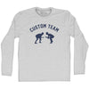 Custom Team Wrestling Adult Cotton Long Sleeve T-shirt by Tribe Lacrosse