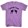 Custom Team Wrestling Adult Tri-Blend T-shirt by Tribe Lacrosse