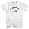Custom Text Arched Over Law Text  Youth Cotton T-shirt by Tribe Lacrosse