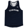 Custom Arched With White Text Running Racerback Singlet by Tribe Lacrosse