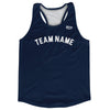 Custom Arched With White Text Running Racerback Singlet by Tribe Lacrosse