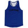 Custom Arched With Black Text Running Racerback Singlet by Tribe Lacrosse