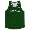 Custom Arched With White Text Running Racerback Singlet by Tribe Lacrosse