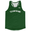 Custom Arched With White Text Running Racerback Singlet by Tribe Lacrosse