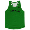 Custom Arched With Black Text Running Racerback Singlet by Tribe Lacrosse