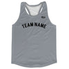 Custom Arched With Black Text Running Racerback Singlet by Tribe Lacrosse