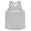 Custom Arched With White Text Running Racerback Singlet by Tribe Lacrosse