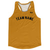 Custom Arched With Black Text Running Racerback Singlet by Tribe Lacrosse