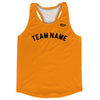 Custom Arched With Black Text Running Racerback Singlet by Tribe Lacrosse