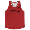 Custom Arched With Black Text Running Racerback Singlet by Tribe Lacrosse