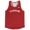 Custom Arched With White Text Running Racerback Singlet by Tribe Lacrosse