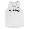 Custom Arched With Black Text Running Racerback Singlet by Tribe Lacrosse