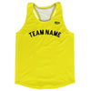 Custom Arched With Black Text Running Racerback Singlet by Tribe Lacrosse