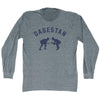 DAGESTAN Team Wrestling Adult Tri-Blend Long Sleeve T-shirt by Tribe Lacrosse