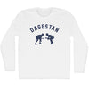 DAGESTAN Team Wrestling Adult Cotton Long Sleeve T-shirt by Tribe Lacrosse