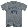 DAGESTAN Team Wrestling Adult Tri-Blend T-shirt by Tribe Lacrosse