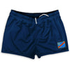 Dr Congo Country Heritage Flag Shorty Short Gym Shorts 2.5" Inseam Made In USA by Shorty Shorts