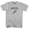 Daegu Running Track Winged Foot Adult Cotton T-shirt by Tribe Lacrosse