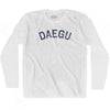 Daegu Vintage City Adult Cotton Long Sleeve T-shirt by Ultras